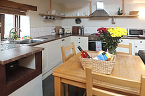 Open plan kitchen